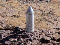 unexploded bomb